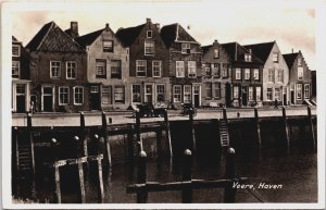 Netherlands Veere Haven Vintage RPPC C120