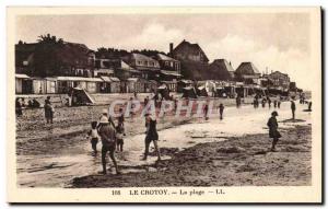 Old Postcard Le Crotoy Beach