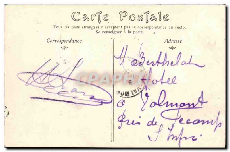 Old Postcard The Defense Courbevoie Monument