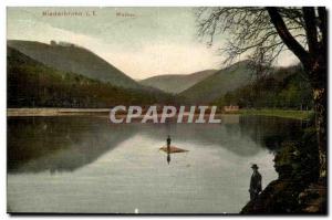 Niederbronn-Weiher-Raft -Carte Old Post