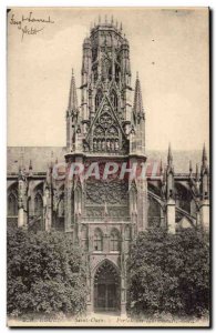 Old Postcard Rouen Saint Ouen of marmoset Portal