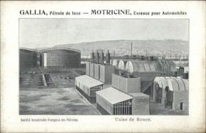 Motricine Automobile Motor Oil Factory Rouen France Gallia Automotive c1900