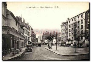 Old Postcard Suresnes Place Trarieux