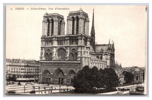 Gothic Cathedral Notre Dame de Paris France UNP DB Postcard V23