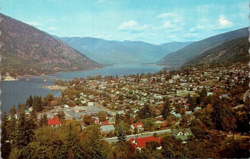 Canada Nelson Fairview Residential District Aerial View