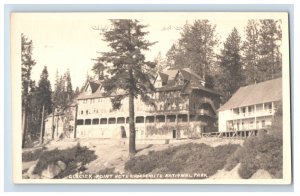 c1910 RPPC Glacier Point Hotel Yosemite National Park. Postcard F112E