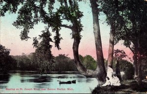 Michigan Benton Harbor Boating On St Joseph River