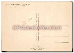 Postcard Modern interior On After A Watercolor WELCOMME