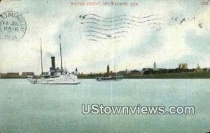 Water Front - MIlwaukee, Wisconsin WI Postcard