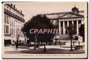 Old Postcard Angouleme The Palace of Justice and the Hotel du Palais LL