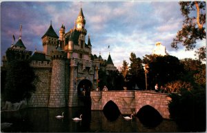 Vtg Disneyland Sleeping Beauty Castle Anaheim California CA Postcard