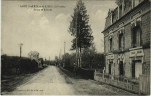 CPA St-MARTIN de la Lieue - Route de LIVAROT (140414)