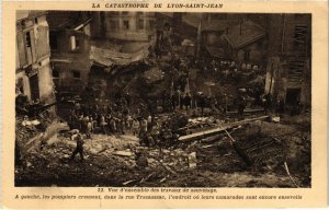 CPA La Catastrophe de Lyon-Saint-Jean - Vue d'Ensemble des Travaux (1035542)