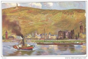 Boats, Rüdesheim Und Der Niederwald, Hesse, Germany, 1900-1910s