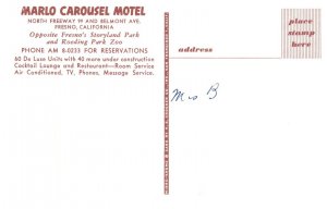 California Fresno , Marlo Carousel Motel