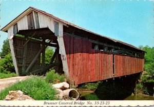 Ohio Fairfield County Liberty Township Brunner Covered Bridge 35-23-23