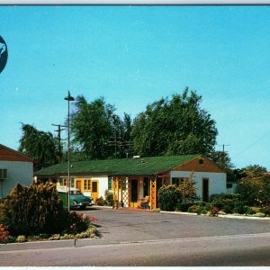 1950s Redlands, CA Hanson's Motor Inn Chrome Postcard Nostalgic Rare Unique A89