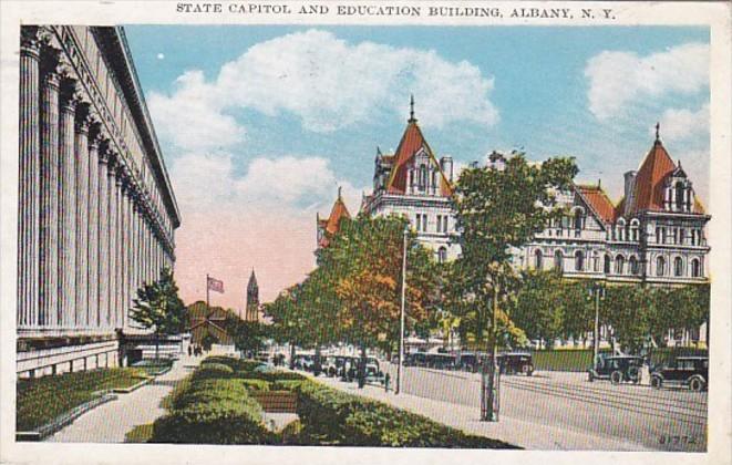 New York Albany State Capitol and Education Building 1932