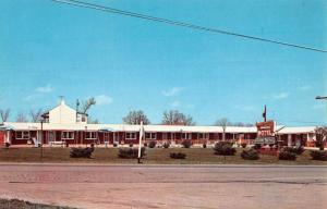 Philadelphia Tennessee Sunrise Motel Street View Vintage Postcard K49561