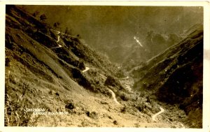 Philippines - Benguet Rd, The Zig-Zag. Circa 1910   *RPPC