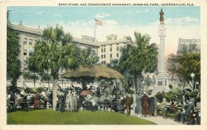 FL, Jacksonville, Florida, Hemming Park, Band Stand, Monument