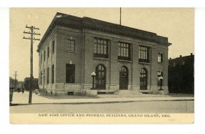 NE - Grand Island. New Post Office & Federal Building ca 1911  (crease)