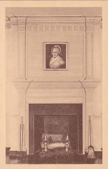 Virginia Fredericksburg The Mantelpiece In Drawing Room Of Mary Washingtons H...