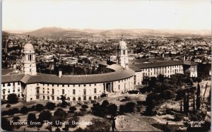 South Africa Pretoria From The Union Buildings Vintage RPPC C061