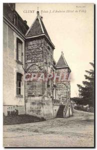 Cluny - Palace of J & # 39Amboise - Hotel de Ville - Old Postcard