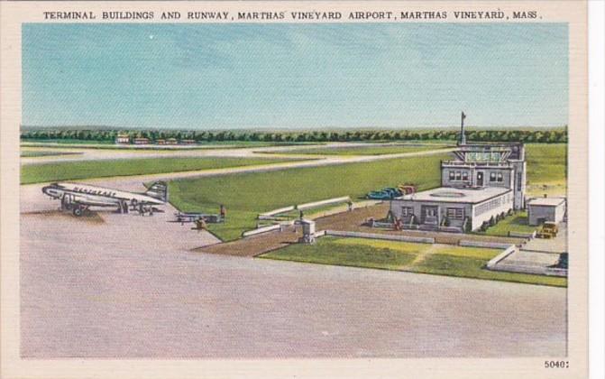 Massachusetts Marthas Vineyard Terminal Buildings and Runway Marthas Vineyard...