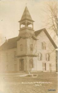 C-1910 ME Church KIRKWOOD ILLINOIS RPPC postcard 854