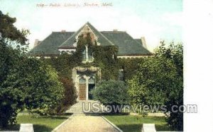 Public Library - Newton, Massachusetts MA  