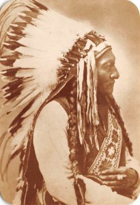 Sitting Bull Teton Sioux Chief Unused 