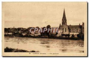 Langon Old Postcard General view