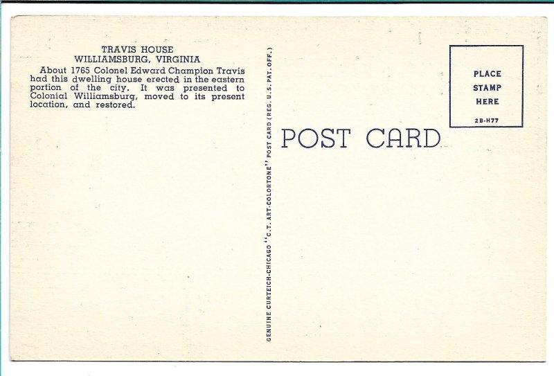 Williamsburg, VA - Travis House