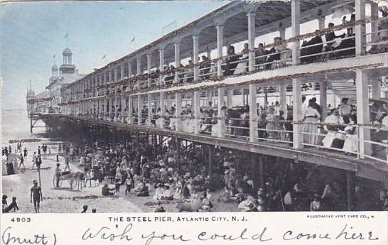 New Jersey Atlantic City The Steel Pier 1906