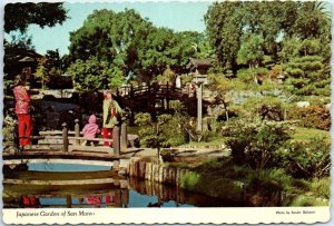 Postcard - Japanese Garden of San Mateo, California