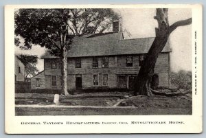 Danbury  Connecticut  Rev War  General Taylor's Headquarter's  Postcard