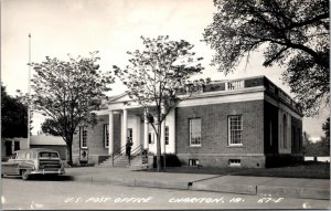 Real Photo Postcard United States Post Office Building in Chariton, Iowa