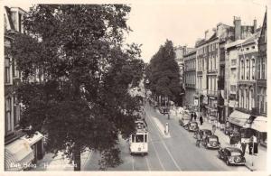 Den Haag The Hague Netherlands Heerengracht Street Scene Real Photo PC J80276