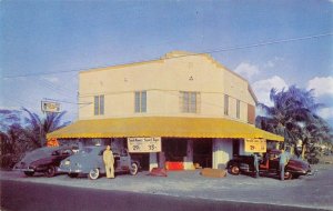 Miami Florida Johnnie and Bills Auto Trim Shop Vintage Postcard AA110001