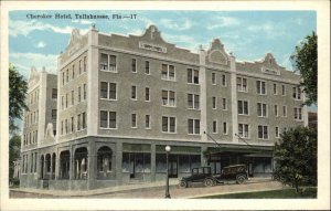 Tallahassee Florida FL Cherokee Hotel Vintage Postcard