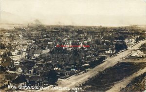 MT, Anaconda, Montana, RPPC, Bird's Eye View Of City, Photo No 16