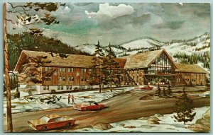 Artist Concept Monarch Ramada Inn Garfield Colorado CO Chrome Postcard G8