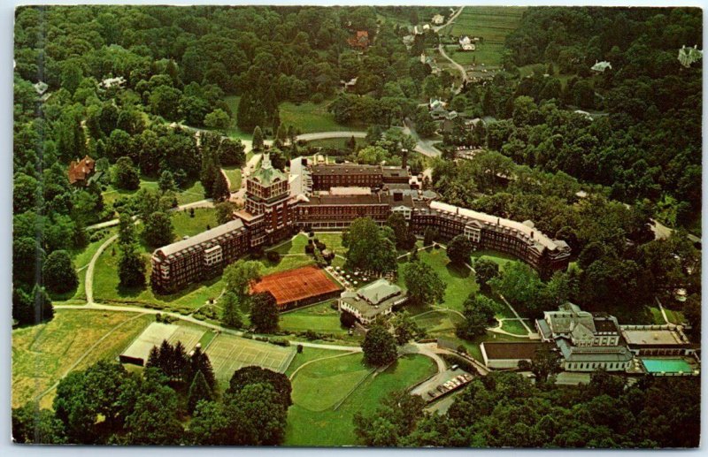 Postcard - Airview of The Homestead - Hot Springs, Virginia 