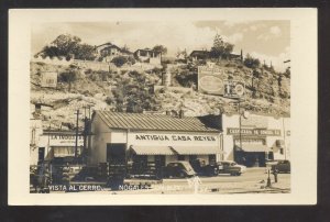 RPPC NOGALES SON. MEXICO DOWNTOWN STREET SCENE CARS REAL PHOTO POSTCARD