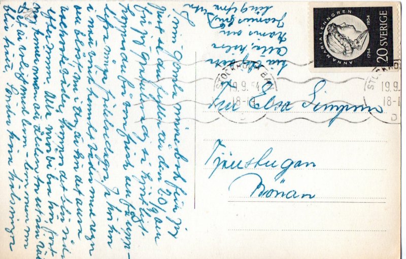 POSTCARD. SWEDEN. Stockholm: Kungsgatan.