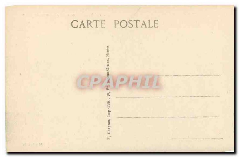 Postcard Old Guerande Loire Inf Gate Saille
