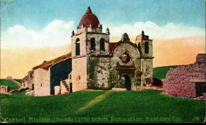 Carmel Mission Monterey California Unused 