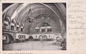 Missouri St Louis Union Station Interior View 1905